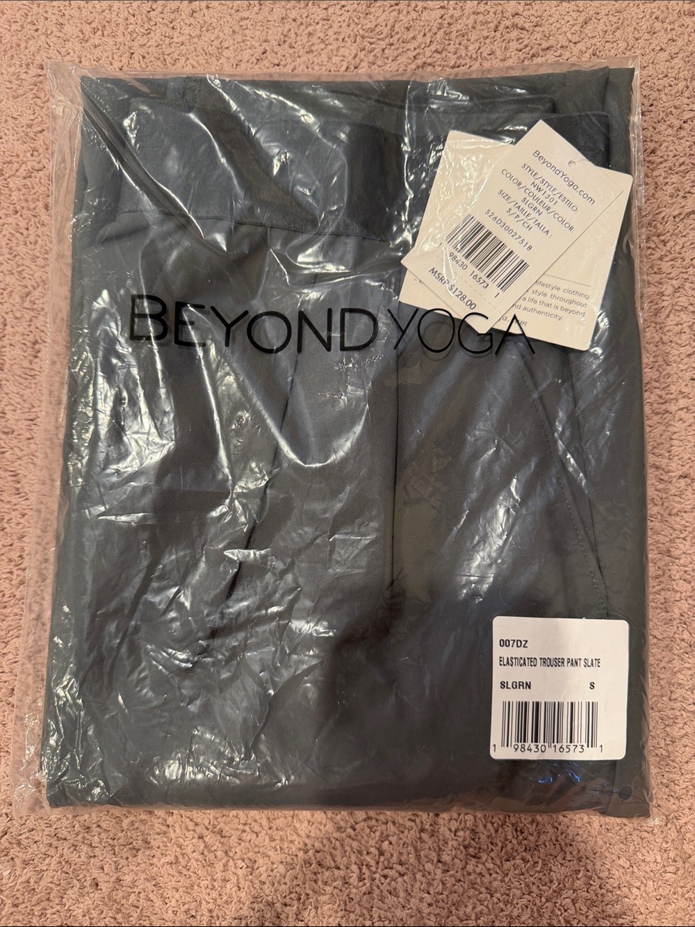 Beyond Yoga Slate women’s  Elasticated Trousers - Slate